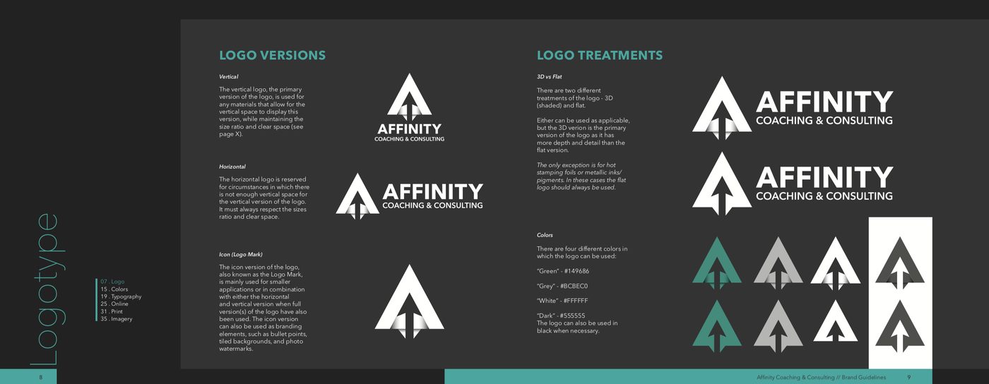 Affinity Consulting, work sample 5.