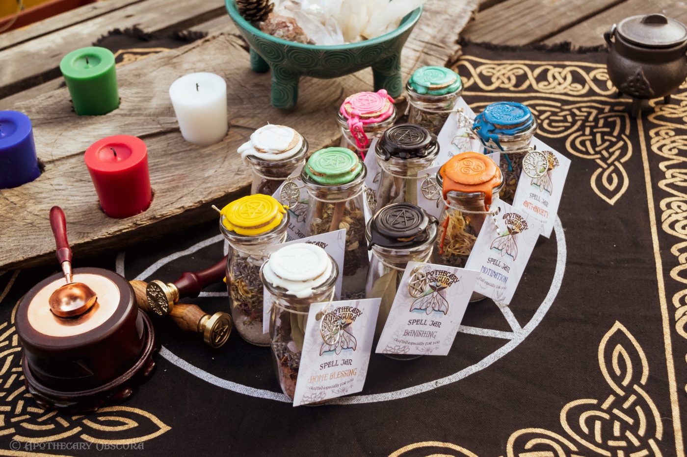 Apothecary Obscura, work sample 2.