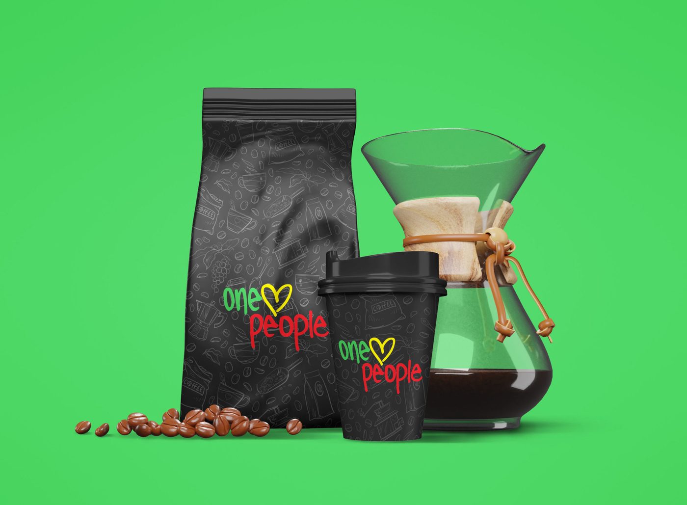 One Love People Coffeehouse, work sample 3.