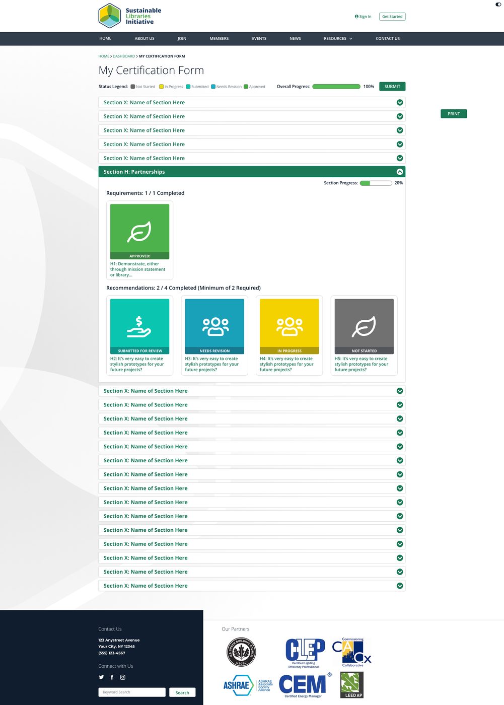 Sustainable Libraries Initiative, work sample 3.