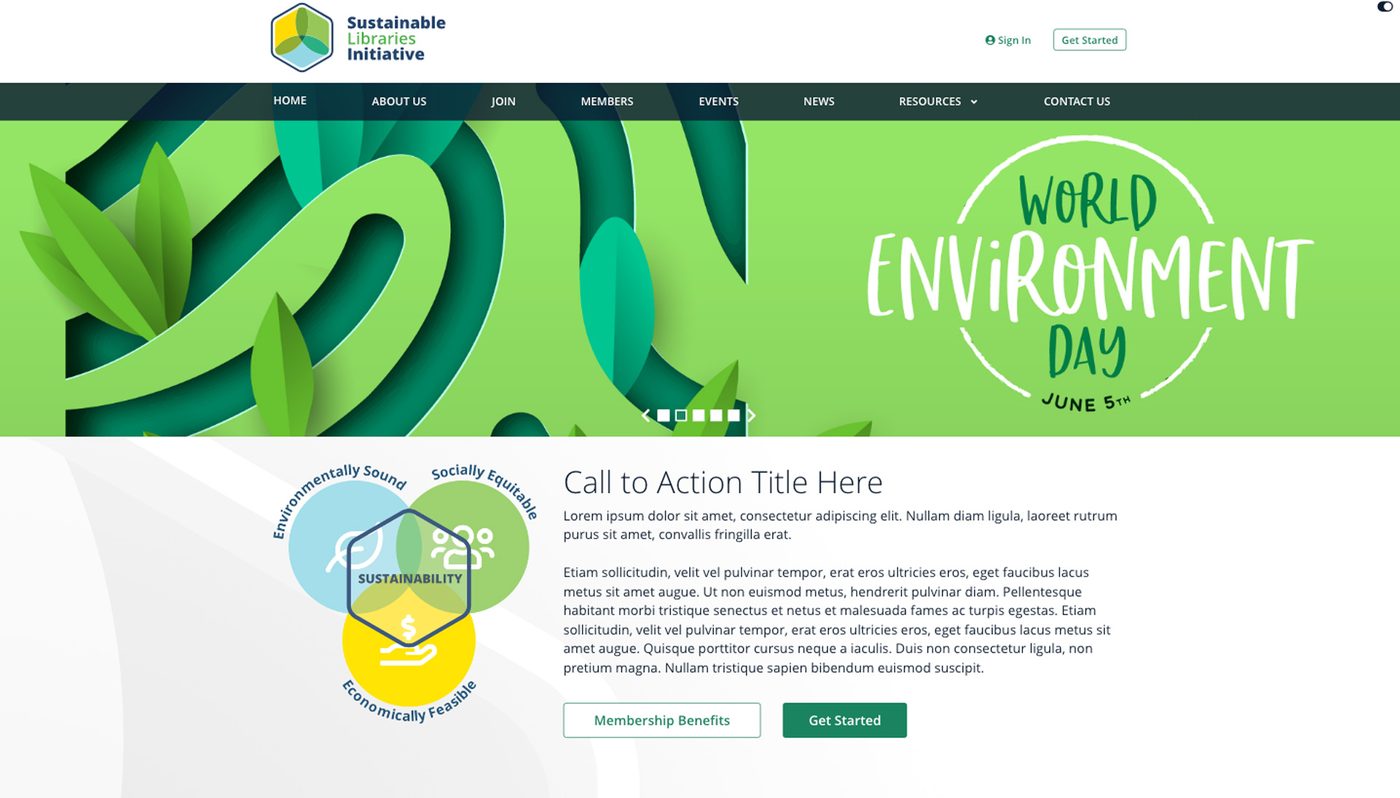 Sustainable Libraries Initiative, work sample 4.