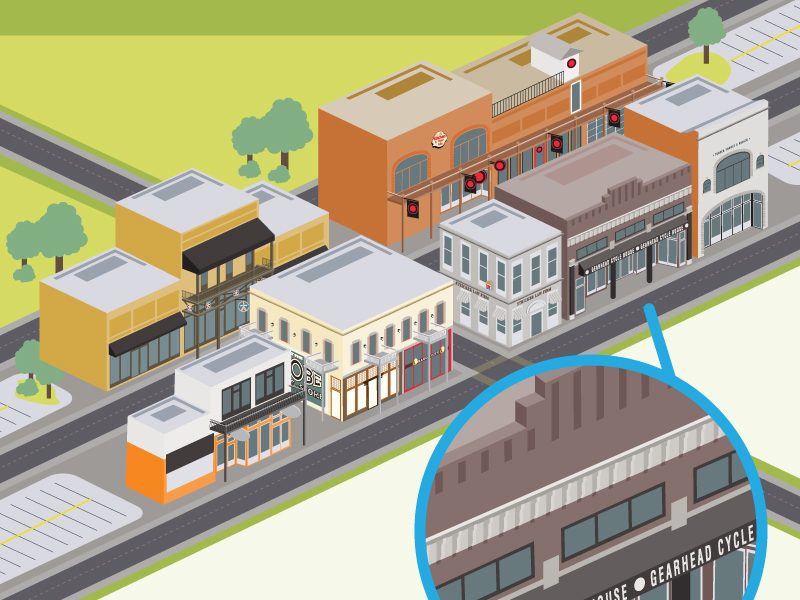 Tiny Buildings Poster thumbnail.