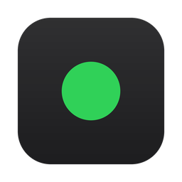Idle Warden app icon: a green presence dot on a dark rounded square.