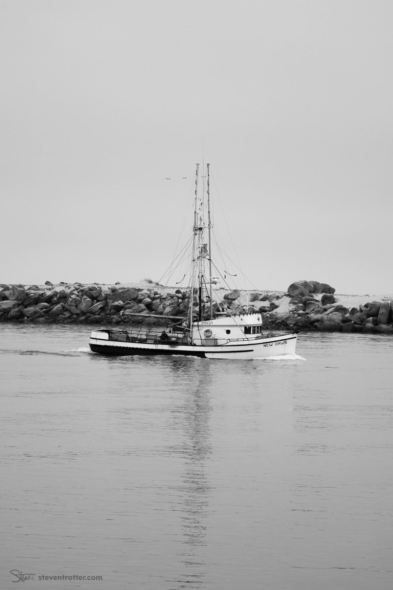 Fishing Boat at Sea.
