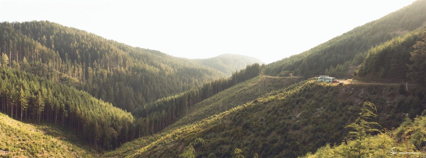 Mountain Valley Landscape.